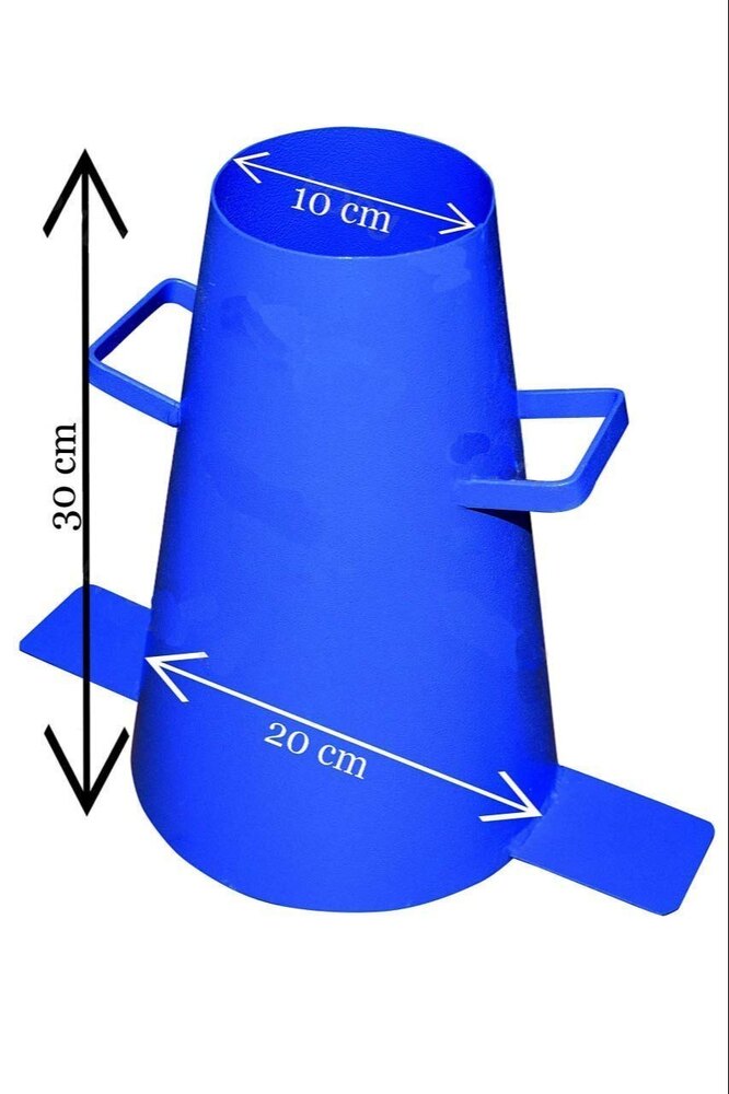 Slump Cone Test (38 X 38 X 42 Cm, Blue)