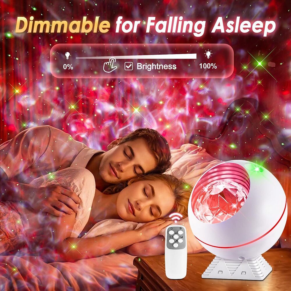 Ocean Nebula Star Projector Night Light - Color: Multicolor