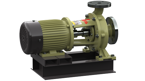 Industrial Ms Monoblock Pumps - Flow Rate: Upto 150 Ma /Hr