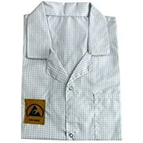 Esd Apron - Esd Material, Sizes S-xxl, Color Options: Blue/white, Surface Resistance: 10^6-10^11 | Perfect For Electronic Labs, Unisex Design