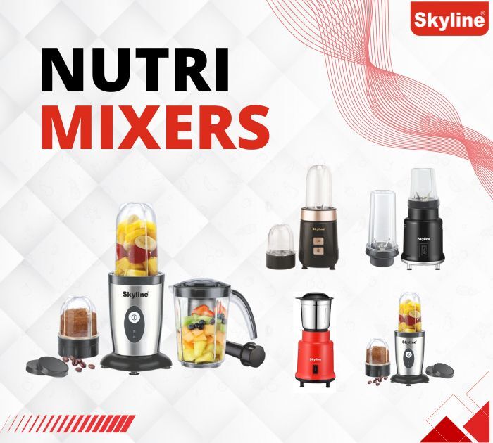 Skyline Nutri Mix 400 Watts Aca A Compact Blender & Grinder With Dual Jar Convenience