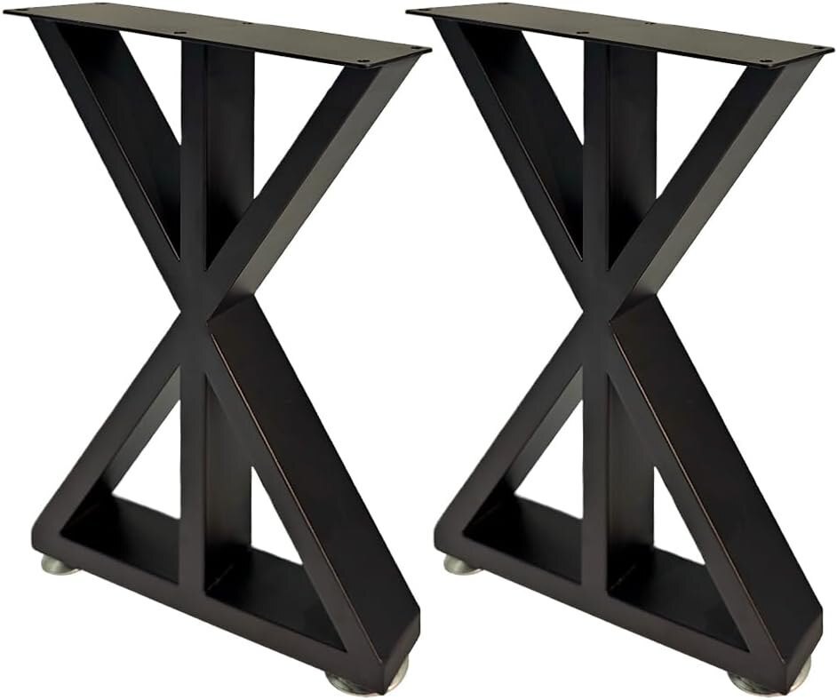 Metal Furniture Legs Industrial Black Iron Coffee Table Legs 15.4