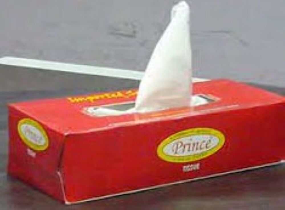 Prince Face Tissue Box - Absorbent Napkin Material, 12x12 & 14x26 Inches, White - Soft Touch For Versatile Use In Home, Office & Car