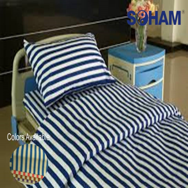 Pr-1006- Hospital Candy Stripe Bedsheets - Fabric Capacity: 100% Cotton Combed Cotton