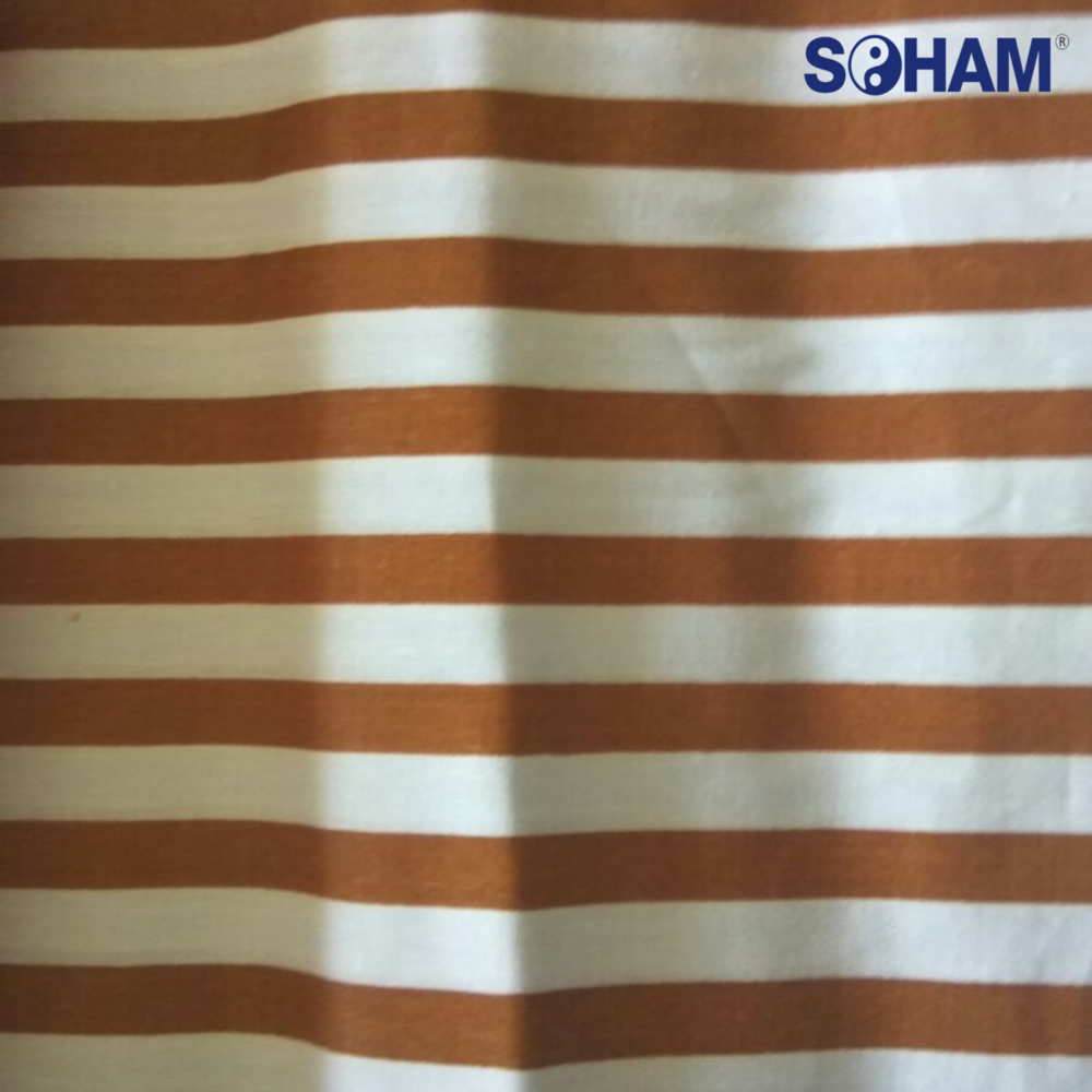 Pr-1006 - 100% Combed Cotton, 90x60 Inches, Candy Stripe Pattern | Soft And Durable, Shrink-resistant, Ideal For Healthcare Settings