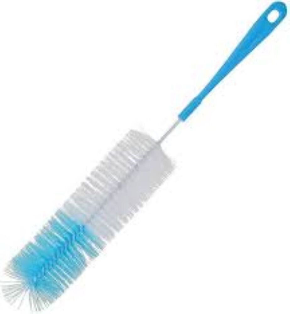Bottel Brush Normal / Heavy - Plastic Material, 10grm Size, Blue Color | Soft Flexible Bristles For Effective Direct Use Cleaning In Tight Spaces