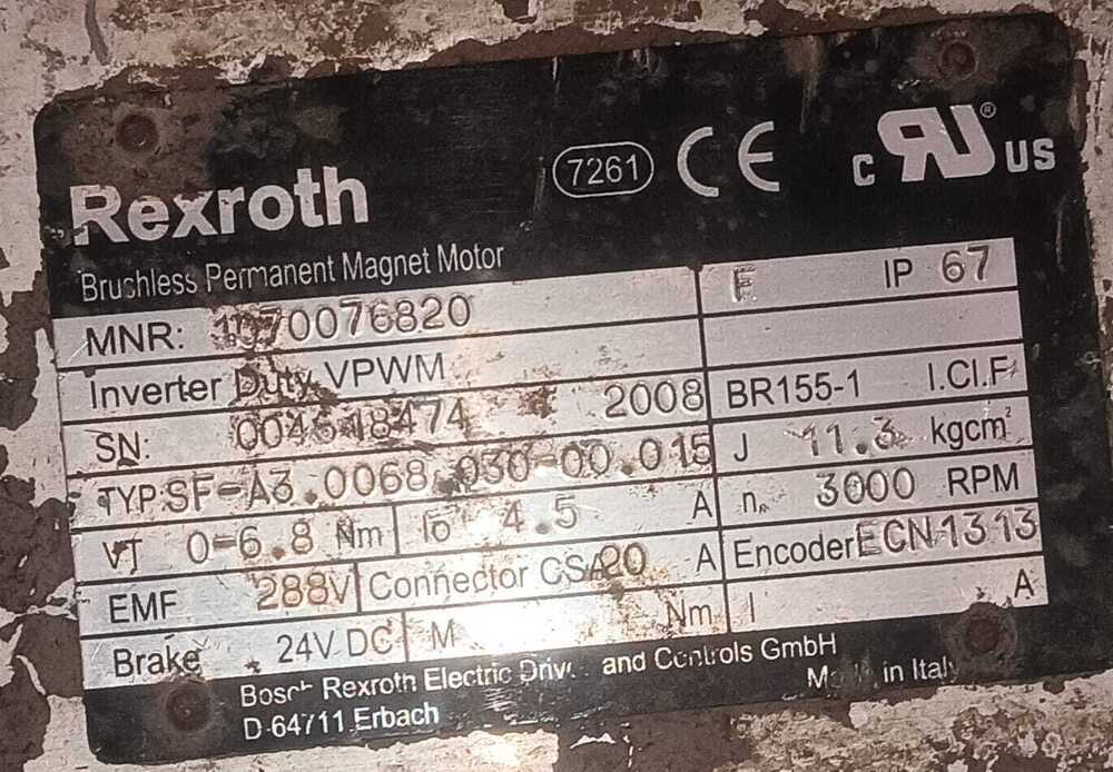 REXROTH SF-A3 0068 030-00 0 15