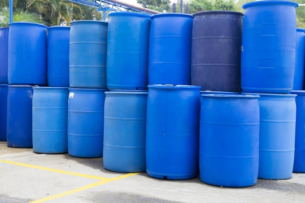 Chemical Industry HDPE 200 Litre Blue