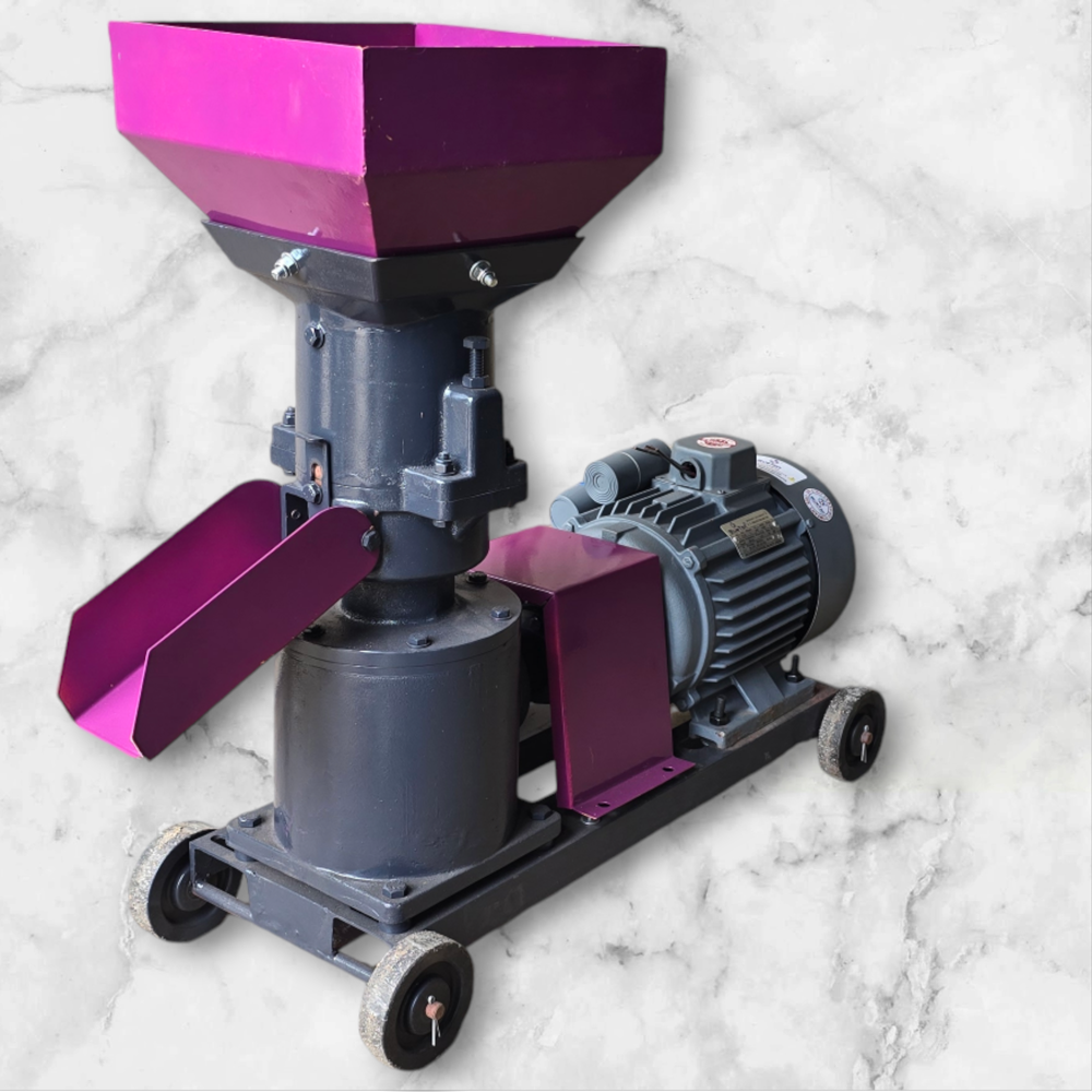 Cattle Feed Pellet Machine - Stainless Steel, Semi-automatic Operation | 5-7 Year Warranty, Laser Technology, Electric Power Source, Painted Surface Finish