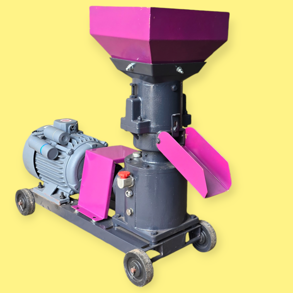 Cattle Feed Pellet Machine - Stainless Steel, Semi-automatic Operation | 5-7 Year Warranty, Laser Technology, Electric Power Source, Painted Surface Finish