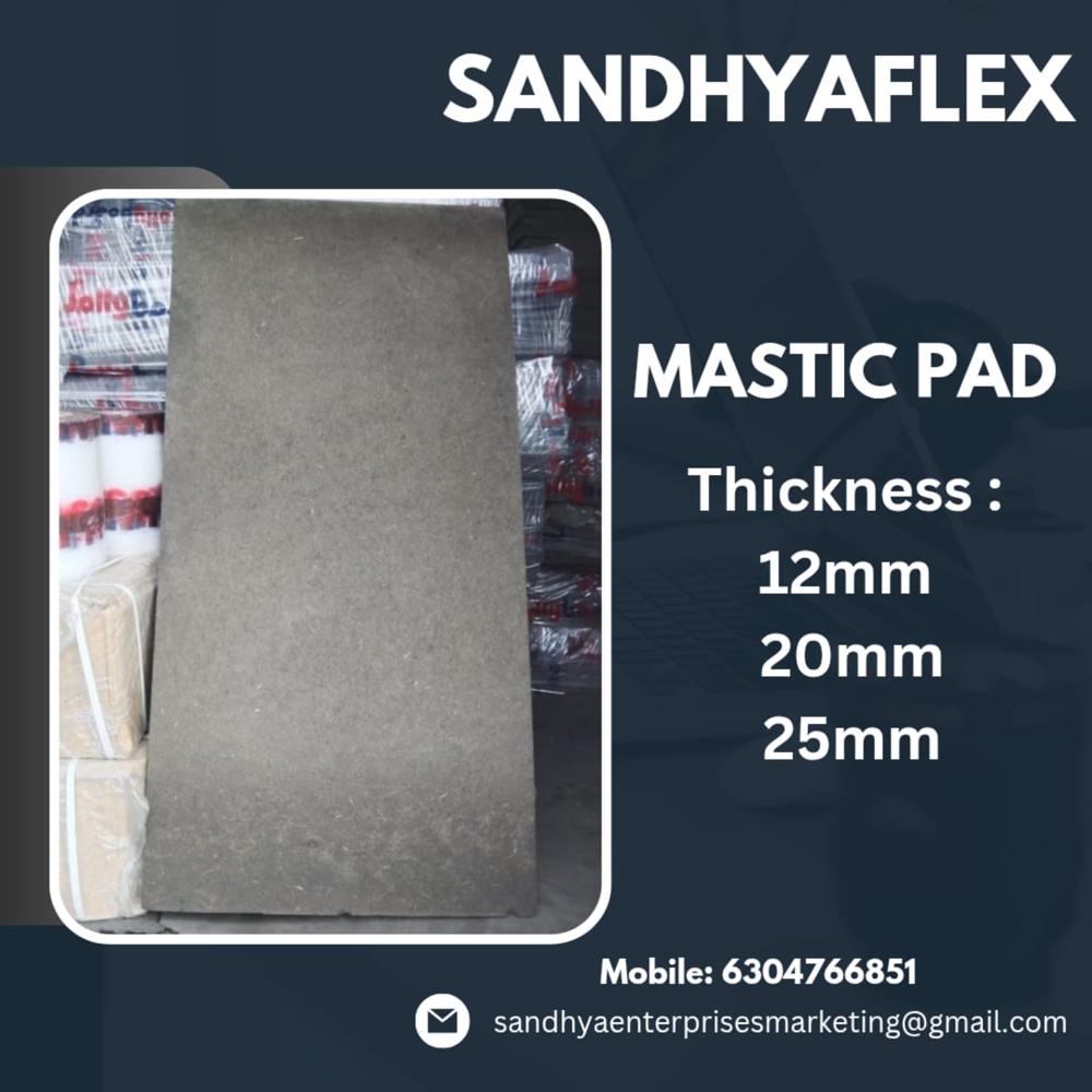 Mastic Pad 12mmx2fft*4ft - Color: Gray