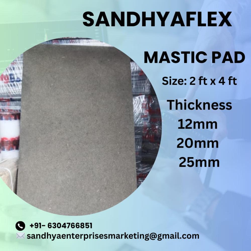 Mastic Pad 12mmx2fft*4ft - Color: Gray