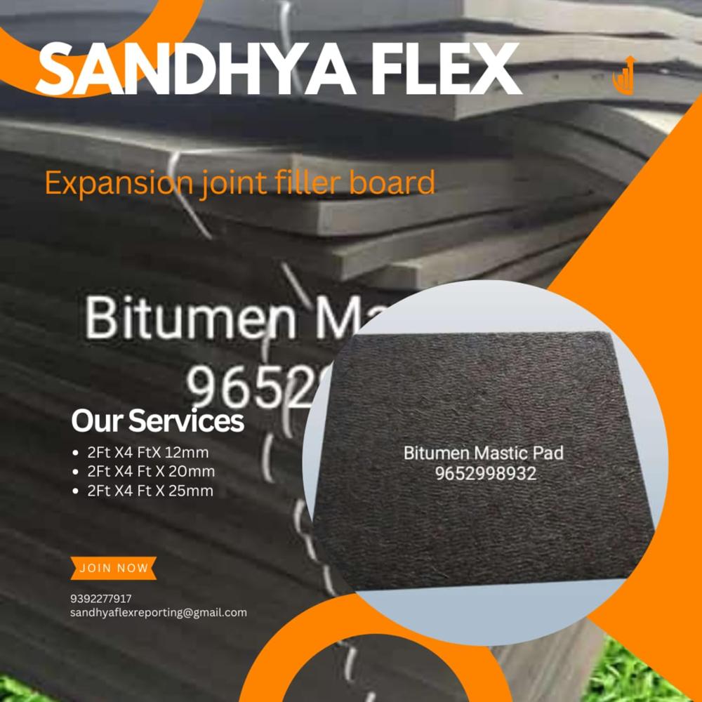 Bitumen Mastic Pad 20mm*2ft*4ft - Color: Black