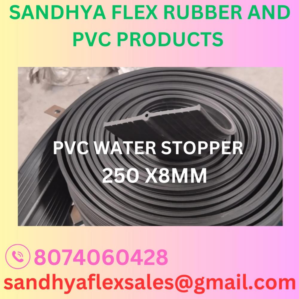 Pvc Stapper Pvc Water Stopper 250x8,mm at 200.00 INR in Hyderabad | Sandhya Enterprises
