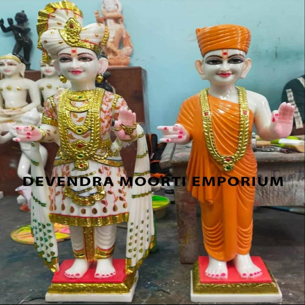 marble swaminarayan statue