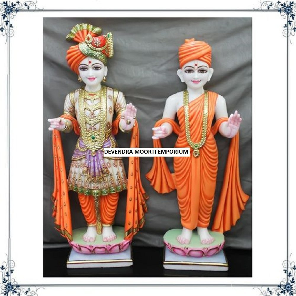 marble swaminarayan statue