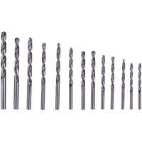 Hss Drill Bits - Rigid Hardness, Machine Fitted For Precision Drilling | Silver Color, Available In Various Sizes For Industrial Use
