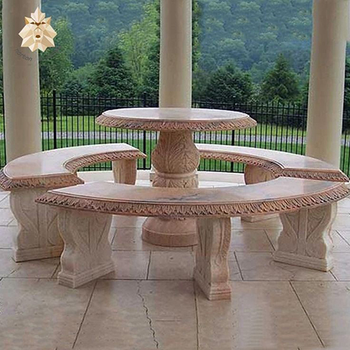 Marble Designer Table - Color: Brown