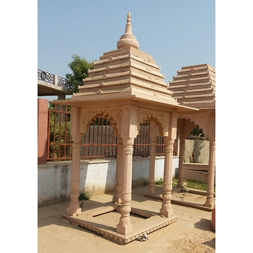 Outdoor Stone Temple - Color: Brown