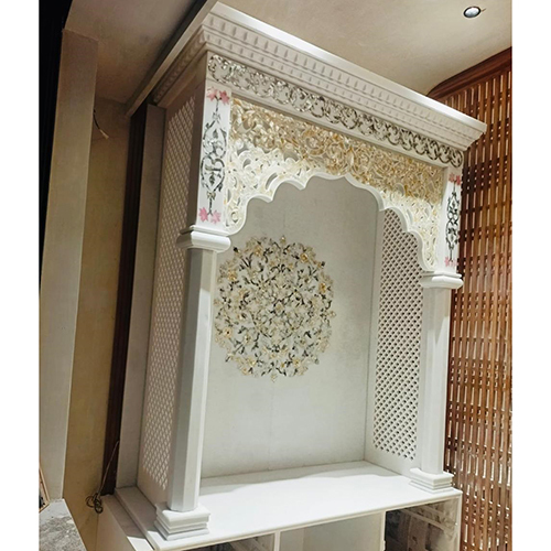 Marble Wall Temple - Color: White