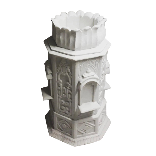 Marble Tulsi Pot
