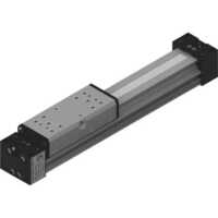 Series 1600 Rodless Cylinder 016 - Color: Black