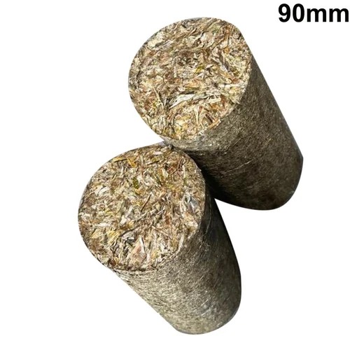 90 Mm Biomass Briquettes - Mustard Husk Material, High Fixed Carbon, Low Ash (<5%), Low Moisture (<10%), 3500-4000 Calorific Value, Eco-friendly