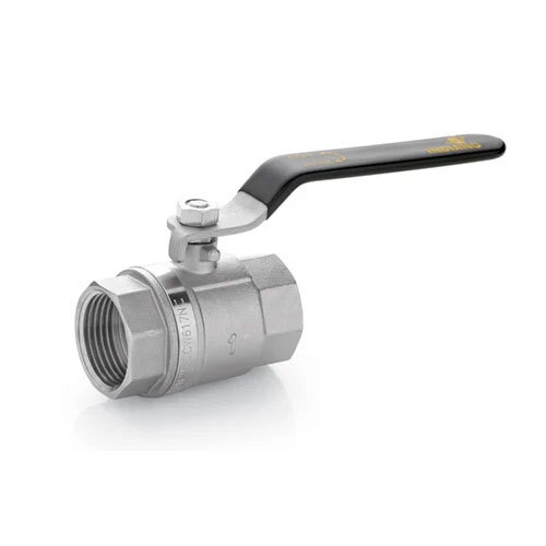 Indiano Forged Brass Ball Valve - Color: Silver