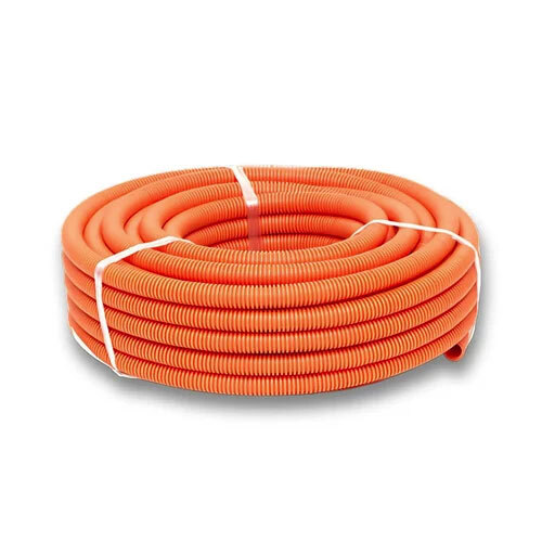 Orange Double Walled Corrugated  Pipes