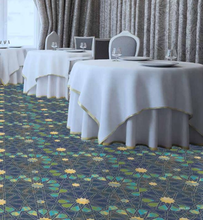 Nylon Loop Pile Wall To Wall Carpet - Pattern: Printed