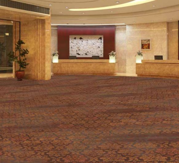 Nylon Loop Pile Wall To Wall Carpet - Pattern: Printed