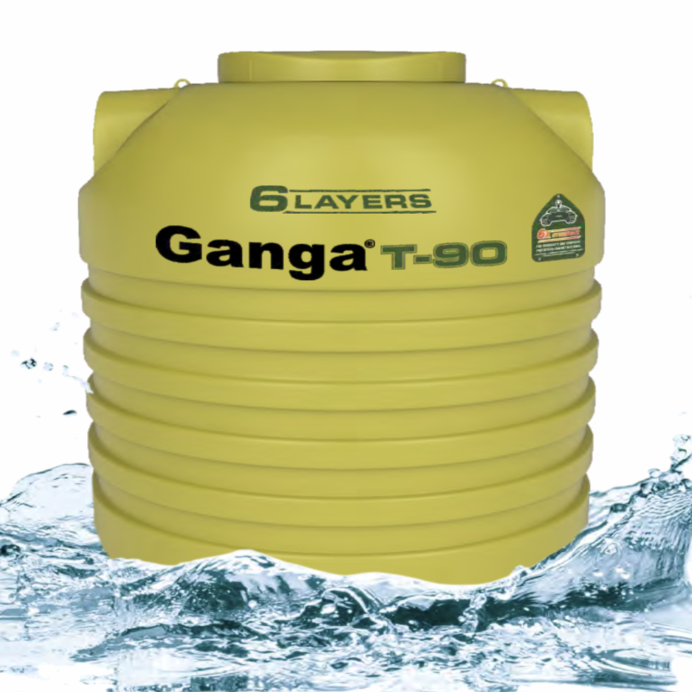 Ganga Water Tank - Hdpe Plastic, 200-10000 Litres | Durable Cylindrical Design, Minimal Maintenance, Suitable For Residential & Commercial Use