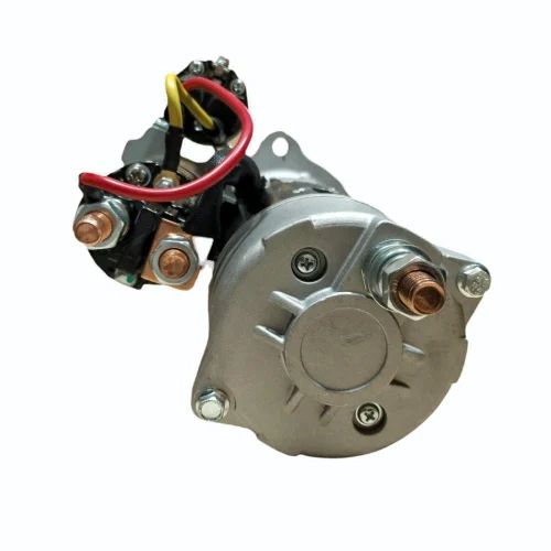 Volvo 480D Self Starter Motor - Color: Silver