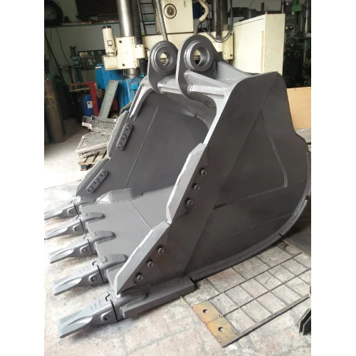 Iron Excavator Bucket - Color: Gray