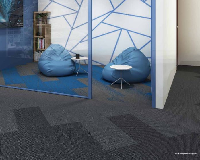 Office Nylon Carpet Tiles - Dimension (L*w*h): 2x2 Feet Foot (Ft)