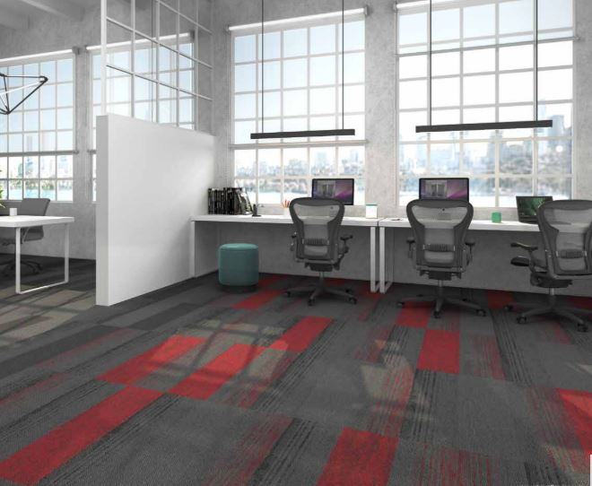 Office Nylon Carpet Tiles - Dimension (L*w*h): 2x2 Feet Foot (Ft)