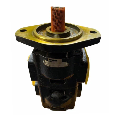 Parker Hydraulic Pump - Color: Yellow And Black