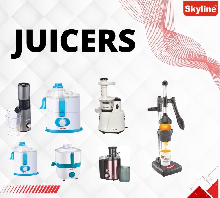 Skyline Hand Press Juicer A Effortless, Healthy, And Fresh Juices Anytime - Color: Black