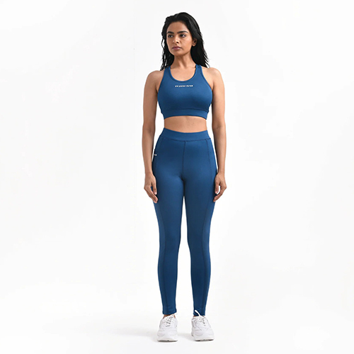 Blue Running Leggings - Design: Standard