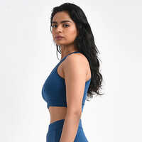 Blue Sports Bra