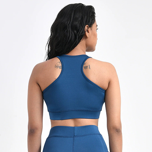 Blue Sports Bra