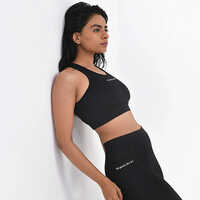 Black Sports Bra