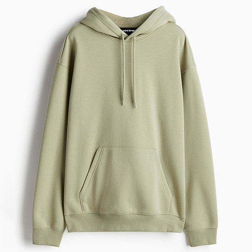 Pistachio Green Loose Fit Hoodie
