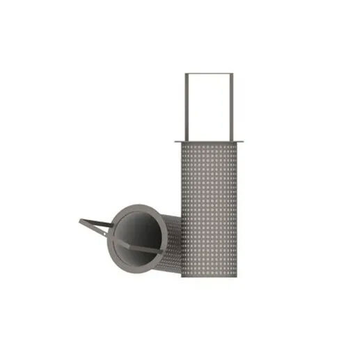 Stainless Steel Inline Filter Basket - Color: Silver