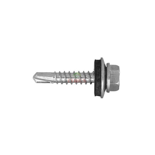 Solar Panel Hex Head Self Drilling Screw - Color: Silver