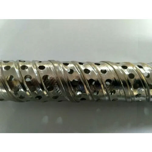 Steel Spiral Perforated Tubes - Color: Golden