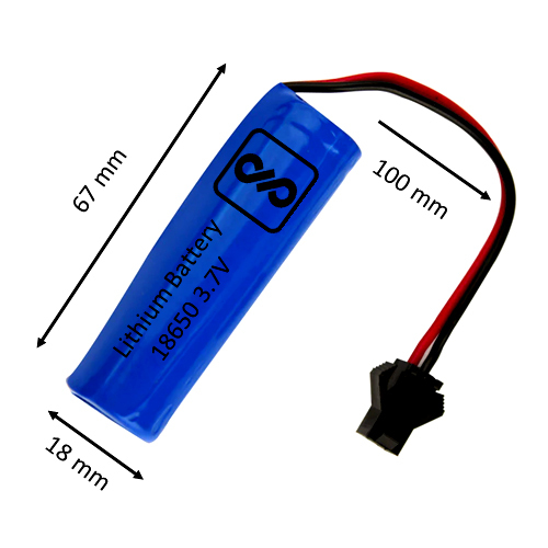 1200Mah 18650 Bis Compliant Rechargeable Lithium Ion 1S Battery With Pcb - Nominal Voltage: 3.7 Volt (V)