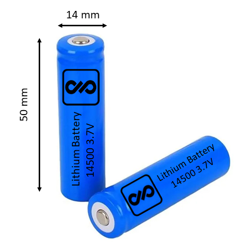 500Mah 14500 Bis Compliant Rechargeable Lithium Ion Cell - Nominal Voltage: 3.7 Volt (V)