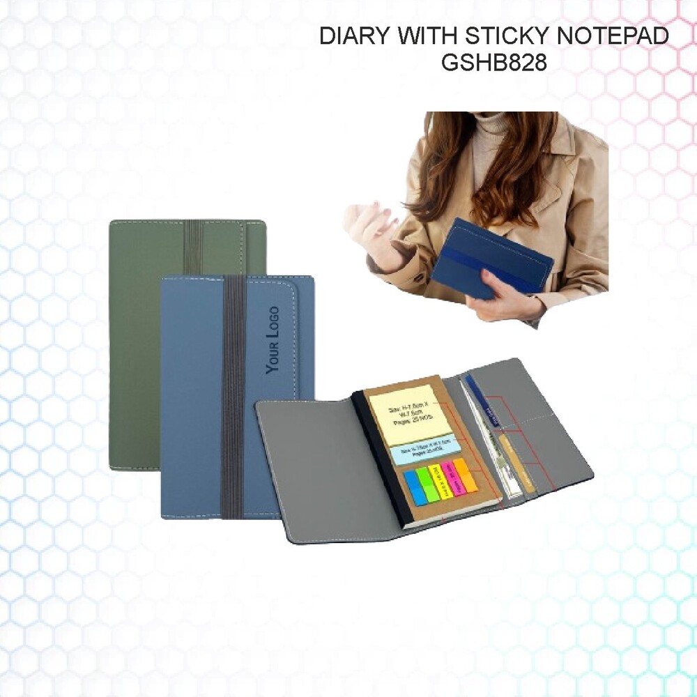 Multi-Functional Memo Diary - Cover Material: Pvc