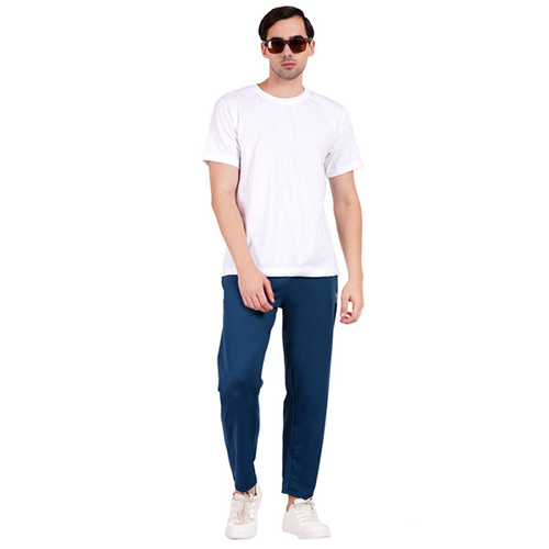 Nauticon Men Air Force Blue Solid Regular Fit Lower